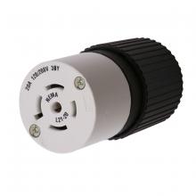 Hubbell Wiring Device-Kellems L2230C - LKG CONN, 30A 277/480V, L22-30R