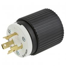 Hubbell Wiring Device-Kellems L630PBKM2 - LKG PLG, 30A 250V, HUB PRO, L6-30P, BK