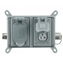 Hubbell Wiring Device-Kellems M3R002SG00P - 3R PSDA, 2-G, SPEC GRADE, PASS THRU