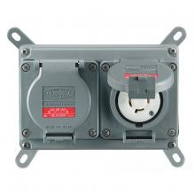Hubbell Wiring Device-Kellems MCWF2020 - PRE-WIRED W/P BOX 20A/125V WSSTL
