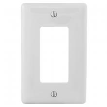 Hubbell Wiring Device-Kellems NPJJ26W - WALLPLT JUMBO 1G DEC WH