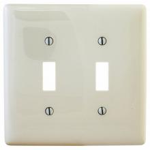 Hubbell Wiring Device-Kellems NPJJ2LA - WALLPLT JUMBO 2G TOGGLE LA