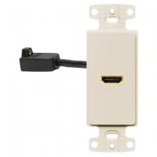 Hubbell Wiring Device-Kellems NS801LA - PLATE, FRAME,DECORATOR,W/1HDMI,FF,LA