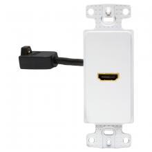 Hubbell Wiring Device-Kellems NS801W - PLATE, FRAME,DECORATOR,W/1HDMI,FF,WH