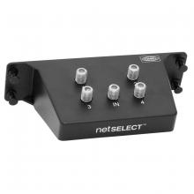 Hubbell Wiring Device-Kellems NSOVM4 - MODULE, NETSELECT,4 WAY COAX,PLAS,1GHZ