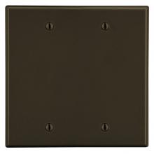 Hubbell Wiring Device-Kellems P23 - WALLPLATE, 2-G, 2) BOX MT BLANK, BR