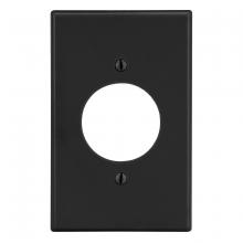 Hubbell Wiring Device-Kellems P720BK - WALLPLATE, 1-G, 1.60" OPNG, BK