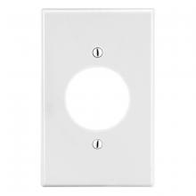 Hubbell Wiring Device-Kellems P720W - WALLPLATE, 1-G, 1.60" OPNG, WH