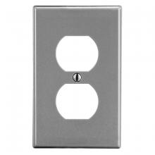 Hubbell Wiring Device-Kellems PJ8GY - WALLPALTE, M-SIZE, 1-G, 1) DUP, GY