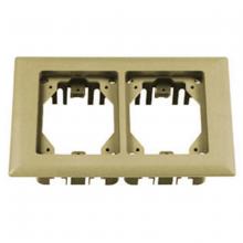 Hubbell Wiring Device-Kellems PFBRFI2 - CARP FLANGE, PLASTIC, 2-G, RECT, IVORY