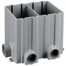 Hubbell Wiring Device-Kellems PFBRG2 - FLOOR BOX, 2-G RECT, PLASTIC