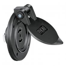 Hubbell Wiring Device-Kellems PH6596 - MARINE TELE OUTLET, BK, OLD STYLE
