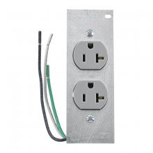 Hubbell Wiring Device-Kellems PWFB10MPCR20GRY - CR20GRYP2 W/ PLATE, 10G, STRANDED