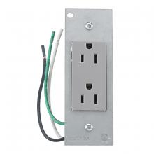 Hubbell Wiring Device-Kellems PWFB10MPDR15GRY - DR15GRYP2 W/ PLATE, 10G, STRANDED