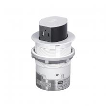Hubbell Wiring Device-Kellems RCT600W - 15A TRI PWR POP UP SURF WHITE
