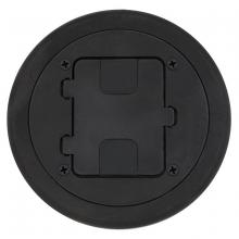 Hubbell Wiring Device-Kellems RF406BK - FLOOR BOX, DOOR FOR RF400, NM, BLACK