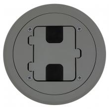 Hubbell Wiring Device-Kellems RF406GY - FLOOR BOX FLANGE AND DOOR , GRAY