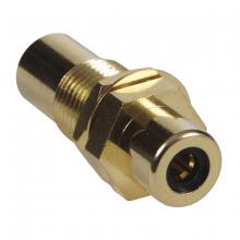 Hubbell Wiring Device-Kellems RFGBK100 - CONN, GOLD RCA F/F,BK,100PK