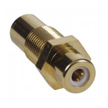 Hubbell Wiring Device-Kellems RFGW100 - CONN, GOLD RCA F/F,WH,100PK