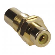 Hubbell Wiring Device-Kellems RFGY100 - CONN, GOLD RCA F/F,YL,100PK