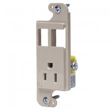 Hubbell Wiring Device-Kellems RJ65LATR - JLOAD 15A RECEPT TR & 2 PORTS, LA