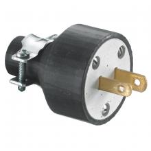 Hubbell Wiring Device-Kellems RP648 - PLUG, 1-15P, 15A 125V, 2W, .40" CORD, WH