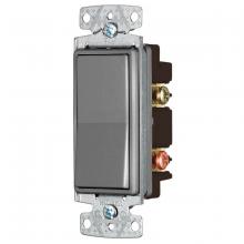 Hubbell Wiring Device-Kellems RSD215GY - RESI ROCKER SW, DP, 15A 120/277V, GY