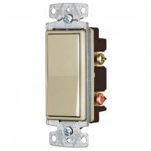 Hubbell Wiring Device-Kellems RSD215I - RESI ROCKER SW, DP, 15A 120/277V, IV
