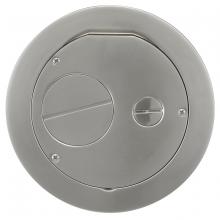 Hubbell Wiring Device-Kellems S1R6FFCVRNKL - S1R FRPT 6 FURNITURE FEED COVER NICKEL