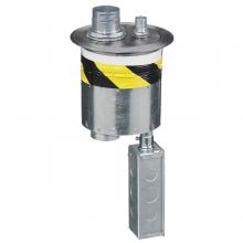 Hubbell Wiring Device-Kellems S1R6PTFFGRY - S1R FRPT 6, FURNITURE FEED ASSEMB GRAY