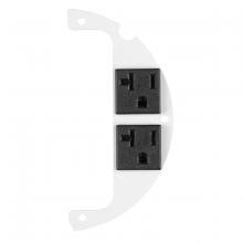 Hubbell Wiring Device-Kellems S1R6SPZ25 - S1R FRPT 6SP 40 RIGHT 2X RECEP 25 FOOT