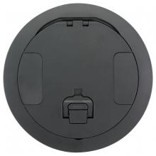 Hubbell Wiring Device-Kellems S1R8CVRBLK - S1R FRPT 8 COVER BLACK