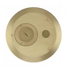 Hubbell Wiring Device-Kellems S1R8FFCVRBRS - S1R FRPT 8 IN FURNITURE FEED CVR, BRASS