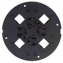 Hubbell Wiring Device-Kellems S1SP4X4SYS - SUBPLATE, 4X4 SYSTIMAX, SYS 1