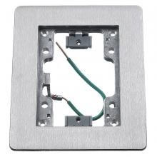 Hubbell Wiring Device-Kellems SA3083W - FLAT FLANGE, 1-G, RECT, ALU