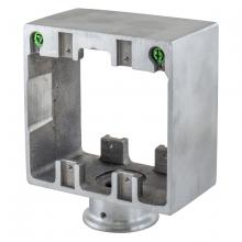Hubbell Wiring Device-Kellems SA6687G - PEDESTAL,ALU,GROUNDED,4-G, W/ 3/4" HUB