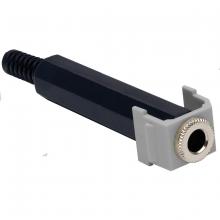 Hubbell Wiring Device-Kellems SF14SJGY - SNAP-FIT, KEYSTONE,1/4" STEREO JACK,GY