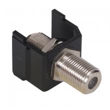 Hubbell Wiring Device-Kellems SFFBX - SNAP-FIT, F CONN,BK