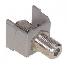 Hubbell Wiring Device-Kellems SFFGX - SNAP-FIT, F CONN,GY