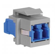 Hubbell Wiring Device-Kellems SFFLCSBEG - FIBER, SNAP-FIT,FLSH,LC DUPLX,BE,ZIRC,GY