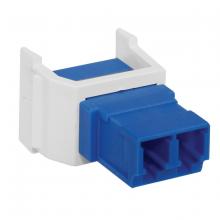 Hubbell Wiring Device-Kellems SFLCSORW - FIBER, SNAP-FIT,LC DUPLX,OR,ZIRC,WH
