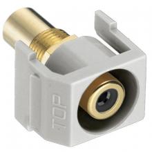 Hubbell Wiring Device-Kellems SFRCBKROW - SNAP-FIT, BK,RCA/RCA,RECESSED,OW