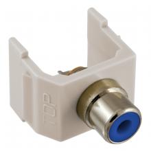 Hubbell Wiring Device-Kellems SFRCBOW - SNAP-FIT, BL RCA,SOLDER,OW HOUSING