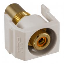 Hubbell Wiring Device-Kellems SFRCORROW - SNAP-FIT, OR,RCA/RCA,RECESSED,OW