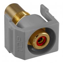 Hubbell Wiring Device-Kellems SFRCRRGY - SNAP-FIT, RD,RCA/RCA,RECESSED,GY