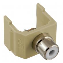 Hubbell Wiring Device-Kellems SFRCWEI - SNAP-FIT, WH RCA,SOLDER,EI HOUSING