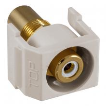 Hubbell Wiring Device-Kellems SFRCWROW - SNAP-FIT,WH,RCA/RCA,RECESSED,OW