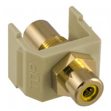Hubbell Wiring Device-Kellems SFRCYFFEI - SNAP-FIT, YL RCA/RCA,EI HOUSING