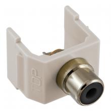 Hubbell Wiring Device-Kellems SFRC - SNAP-FIT, BK RCA,SOLDER,OW HOUSING