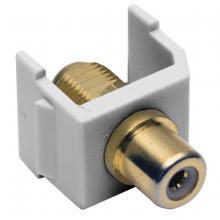 Hubbell Wiring Device-Kellems SFRFGW - SNAP-FIT, RCA TO F-COUPLER,WH
